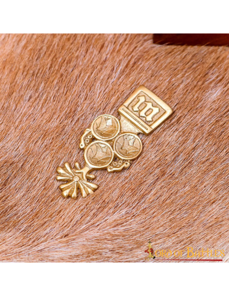 Trevo medieval decorativo para cintos