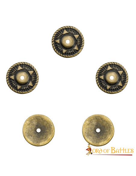 Conjunto de 5 enfeites de pentagrama...