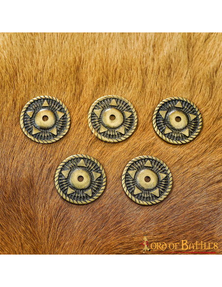 Conjunto de 5 enfeites de pentagrama...