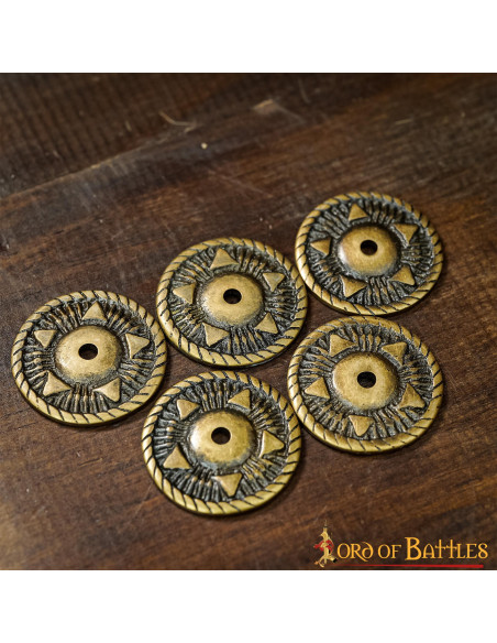 Conjunto de 5 enfeites de pentagrama...