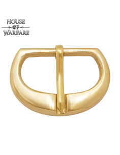 Fivela de cinto medieval pequena em latão