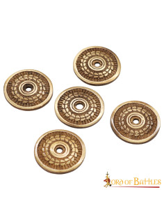 Conjunto de 5 enfeites de coroa de louros para roupas,... 2