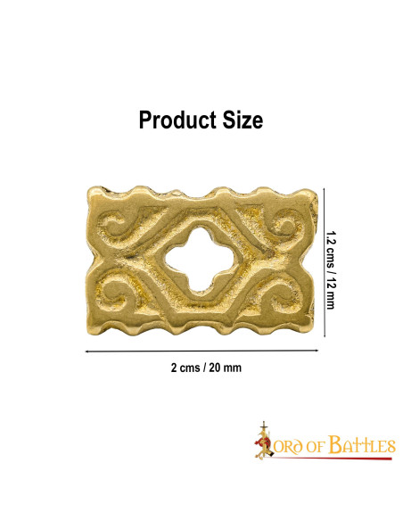 Conjunto de 5 trevos medievais...