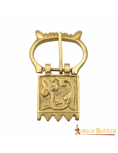 Fivela e acabamento floral para...