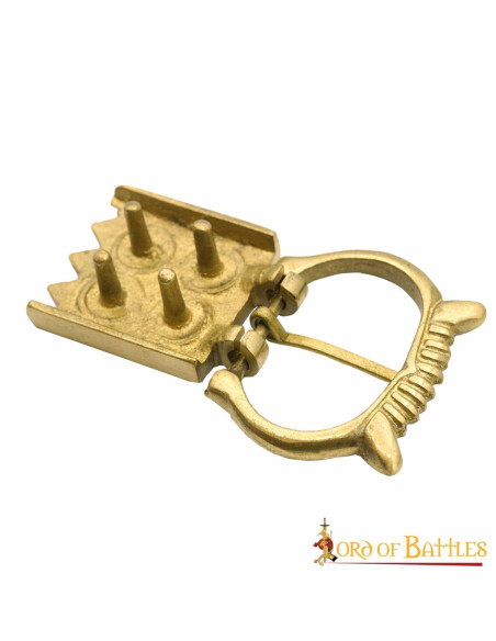 Fivela e acabamento floral para...