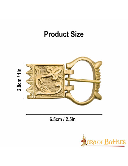 Fivela e acabamento floral para...