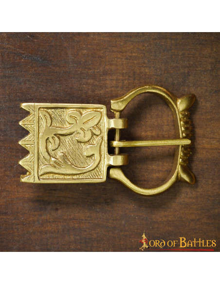 Fivela e acabamento floral para...