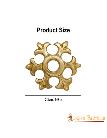 Conjunto 5 flores medievais para...