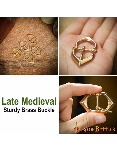 Conjunto de 5 fivelas de latão para...