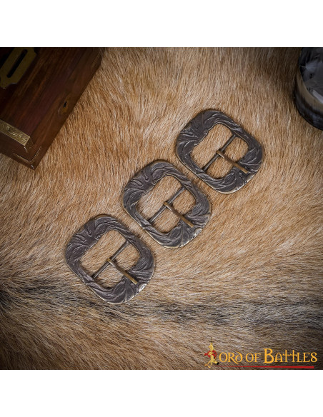 Conjunto de 3 fivelas de cinto...