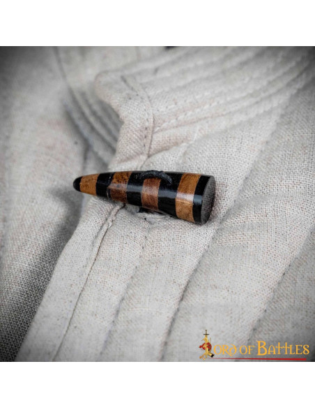 Conjunto de 5 fechos de chifre...