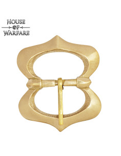 Fivela medieval para cintos de época (5,2x4,5 cm.)