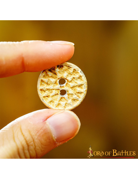 Conjunto de 5 botões medievais...