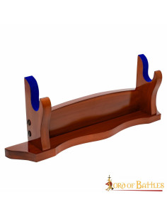 Suporte de madeira para katana, machado ou espada