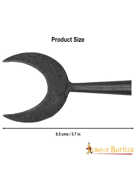 Ponta de flecha medieval em forma de...