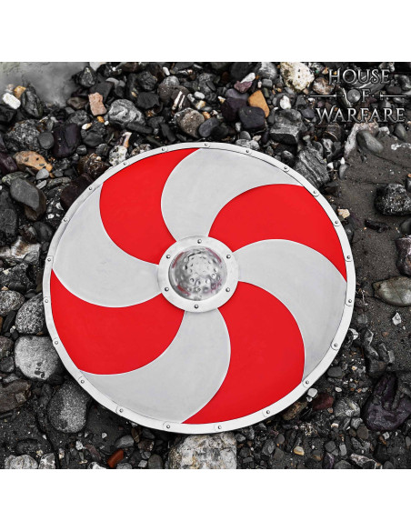 Umbo prateado para escudos vikings em...