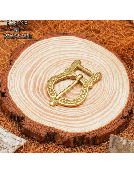 Fivela de cinto medieval pequena em...