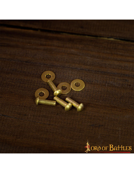 Umbo de latão para escudos romanos...