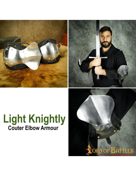 Cotoveleiras de aço acolchoadas para...