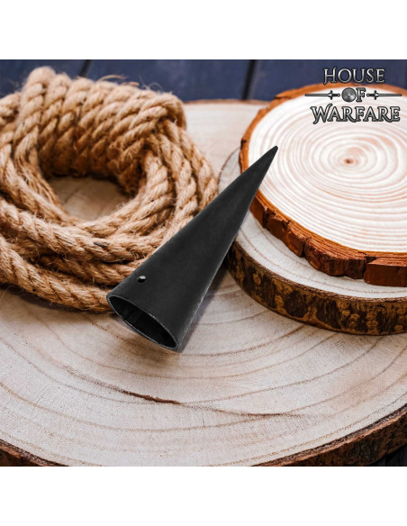 Contera para pilum romano forjada à mão