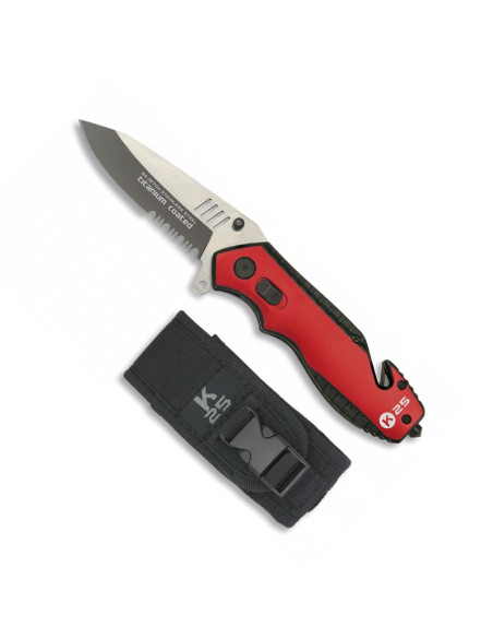 Aparelho de barbear K25 vermelho-preto