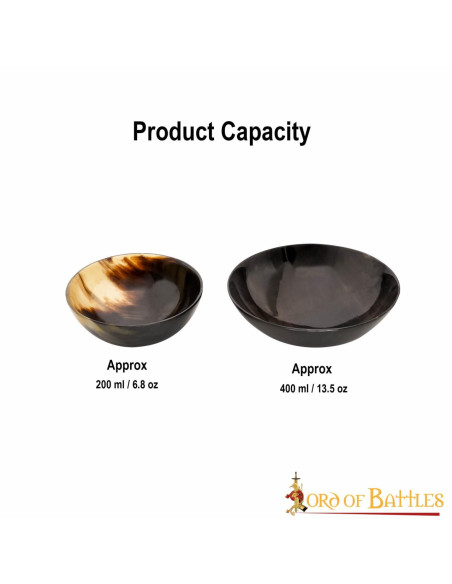 Defina 2 tigelas medievais Viking...