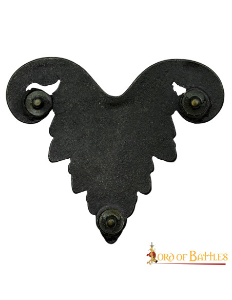 Ornamento floral medieval para couro...