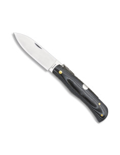 Canivete Albainox mikarta preto em aço carbono (19,3 cm.)