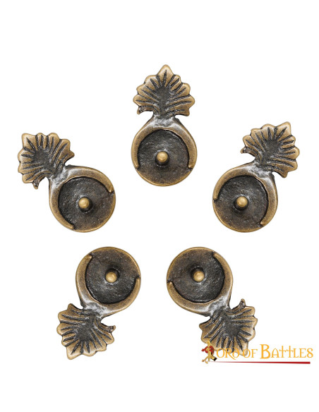 Conjunto de 5 enfeites de abacaxi em...