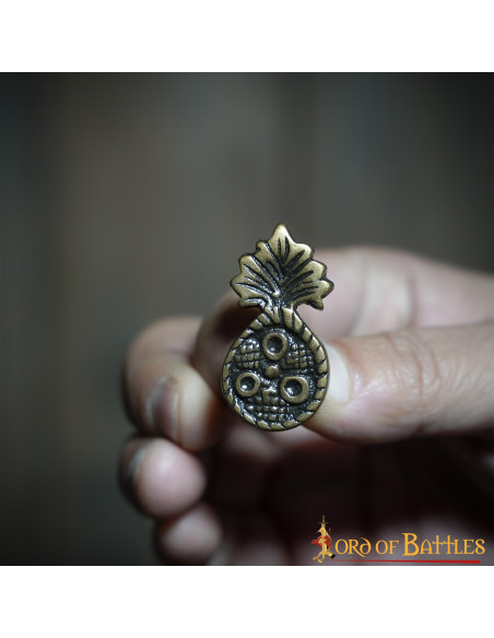 Conjunto de 5 enfeites de abacaxi em...