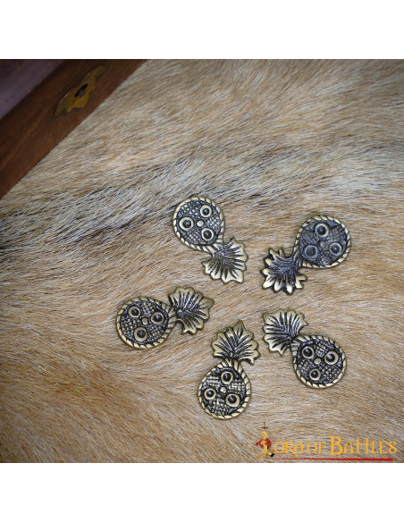 Conjunto de 5 enfeites de abacaxi em...