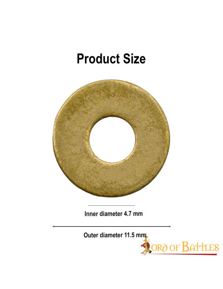 Conjunto de 50 arruelas de latão para...