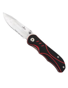Faca de terceira marca com cabo G10 bicolor (16,8 cm.)
