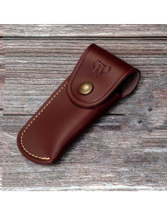 Bainha marrom para facas Cudeman (12 cm.)