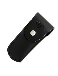 Estojo de couro preto Cudeman para facas (9 cm.)