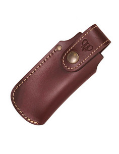 Bainha Cudeman em couro marrom para facas (12 cm.)