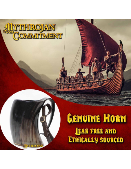 Jarra viking com alça para pendurar...