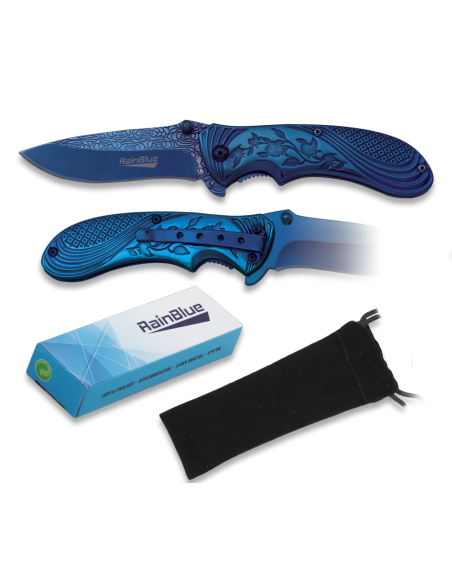 Faca marca Rainblue com estojo (19 cm.)