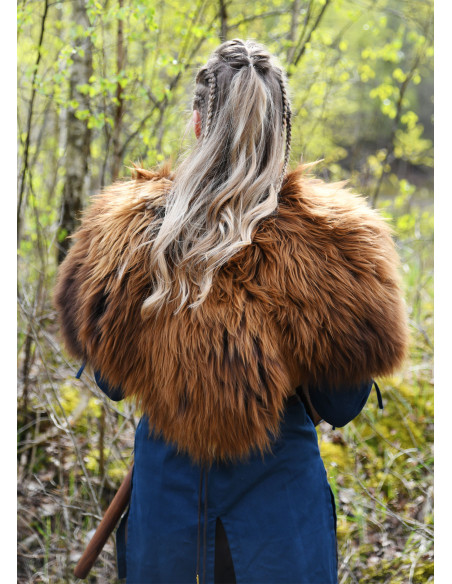 Ombros de pele de carneiro nórdica -...