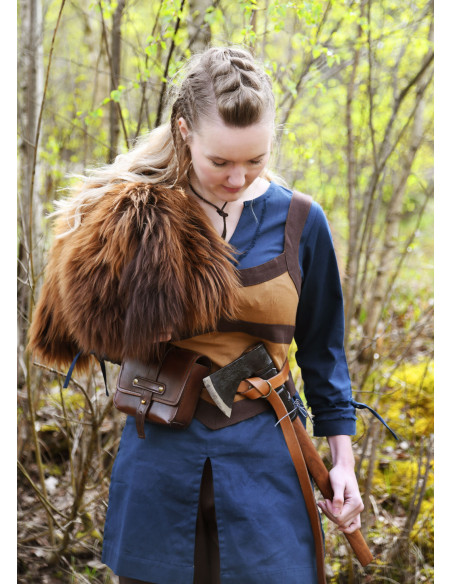 Ombros de pele de carneiro nórdica -...