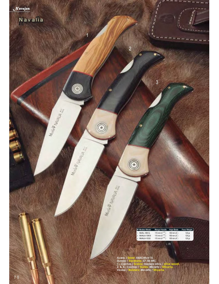 Canivete Navalia lock, osso micarta