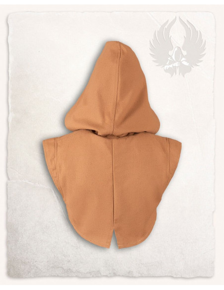 Protetor de ombro com capuz medieval...