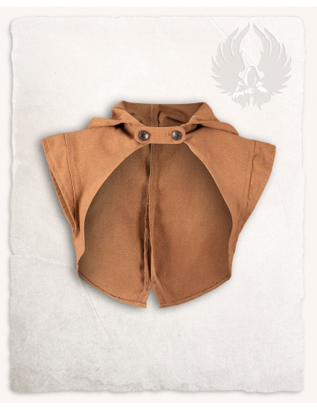 Protetor de ombro com capuz medieval...