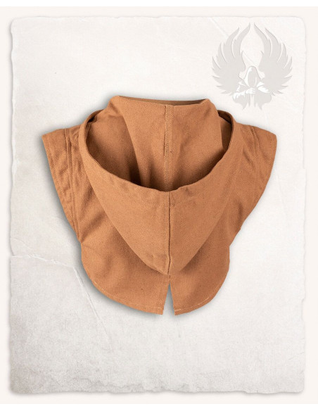 Protetor de ombro com capuz medieval...