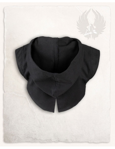 Capa de ombro com capuz medieval...