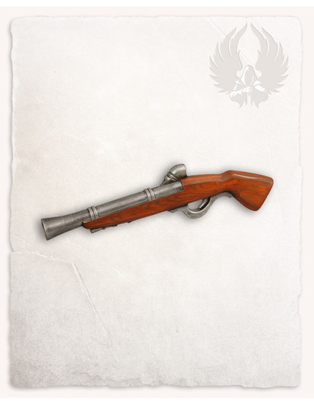 Pistola, tipo bacamarte, Rembert, em...