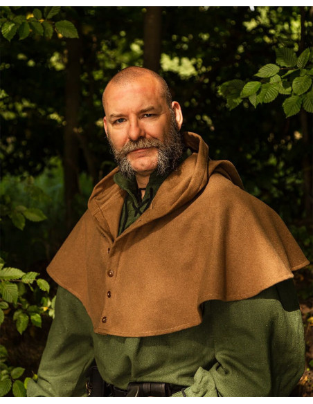 Protetor de ombro medieval Notker com...