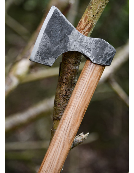 Machado Viking forjado à mão, tipo D
