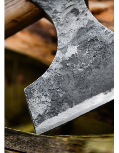 Machado Viking forjado à mão, tipo D