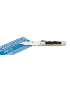 Número da faca facão. 1 cabo de chifre de veado (lâmina... 2